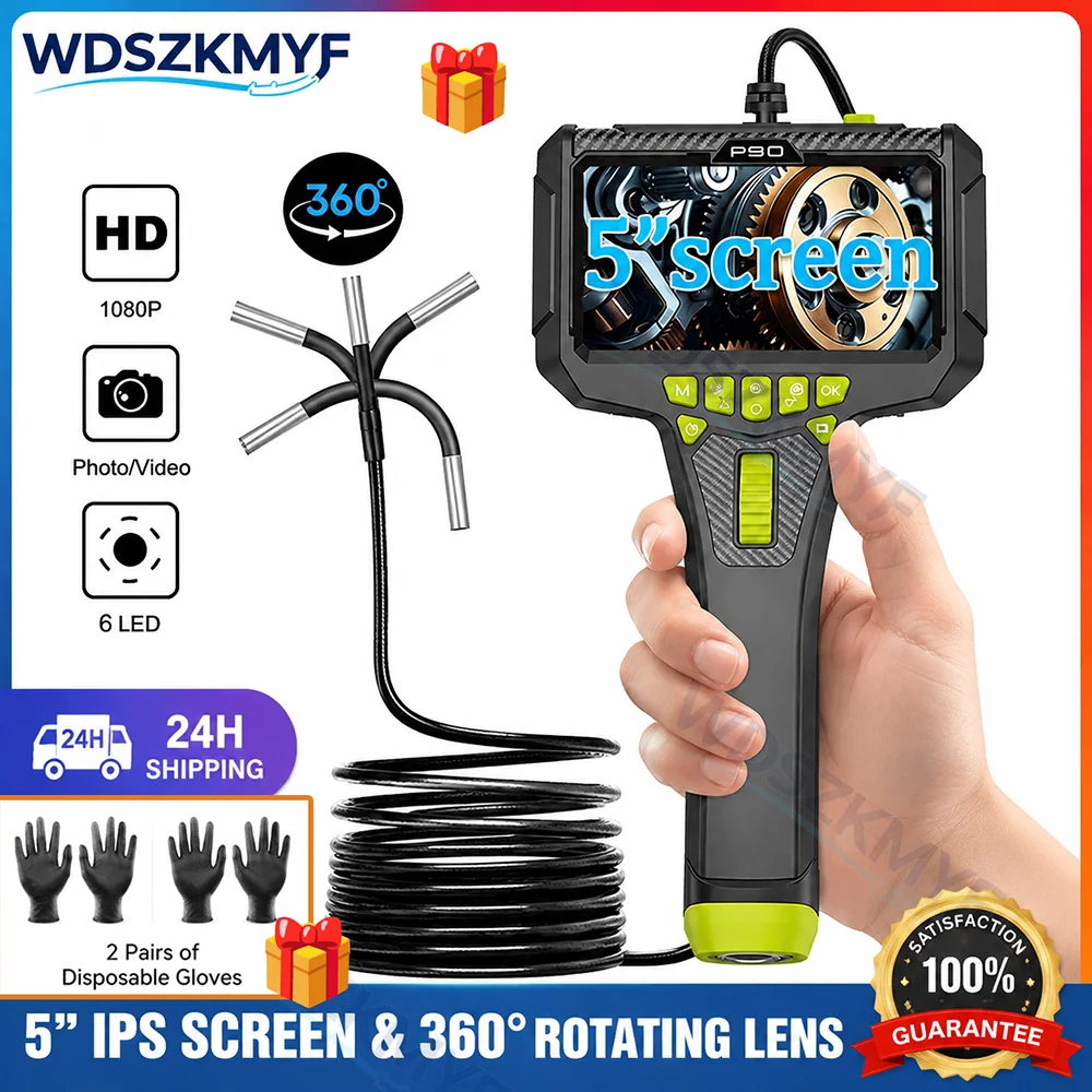 Disposable Gloves Nitrile - Two Way Endoscope Camera 5Inch/4.3inch Screen