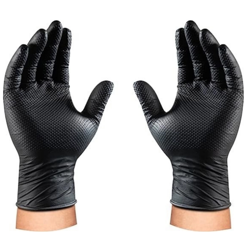 8Mil Heavy Duty Black Nitrile  - огляд і ціна Disposable Gloves Nitrile