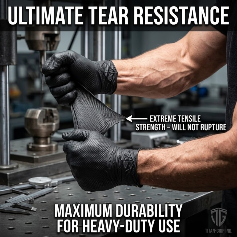 Heavy Duty Black Industrial Ni - огляд і ціна Disposable Gloves Nitrile