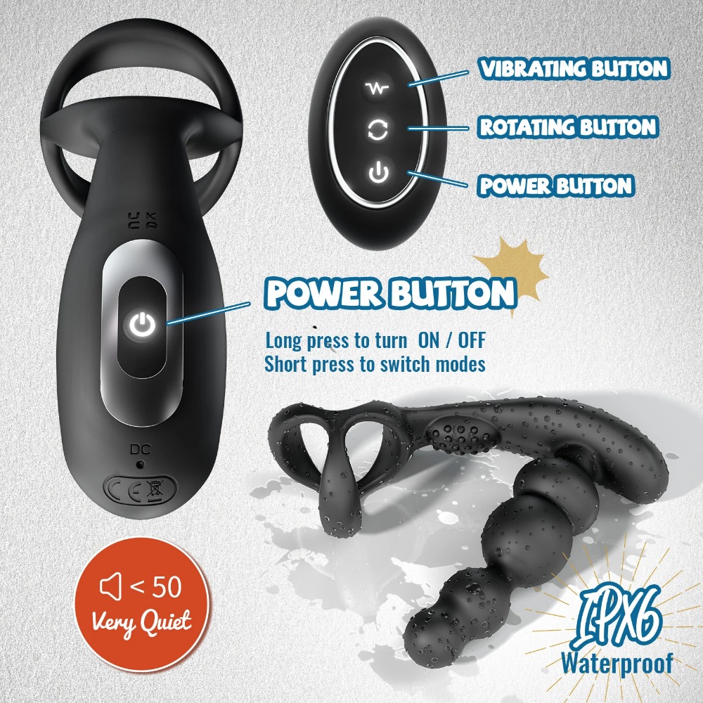 Male Prostate Massager Vibrato - огляд і ціна Medical X