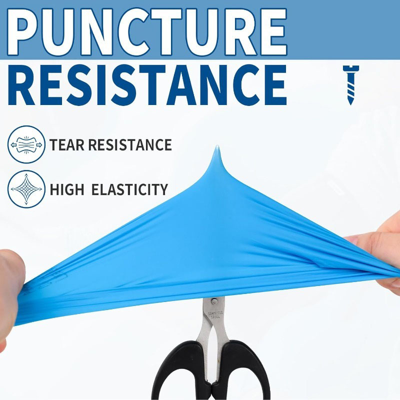 100PCS Blue Nitrile Disposable - огляд і ціна Disposable Gloves Nitrile