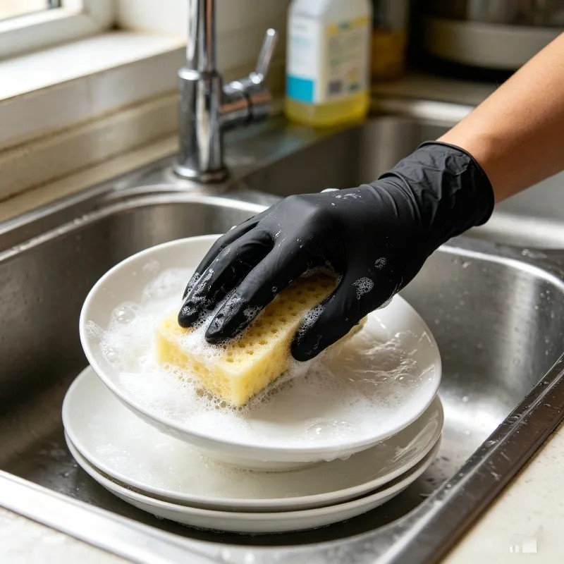 20/60/100PCS Black Disposable  - огляд і ціна Disposable Gloves Nitrile