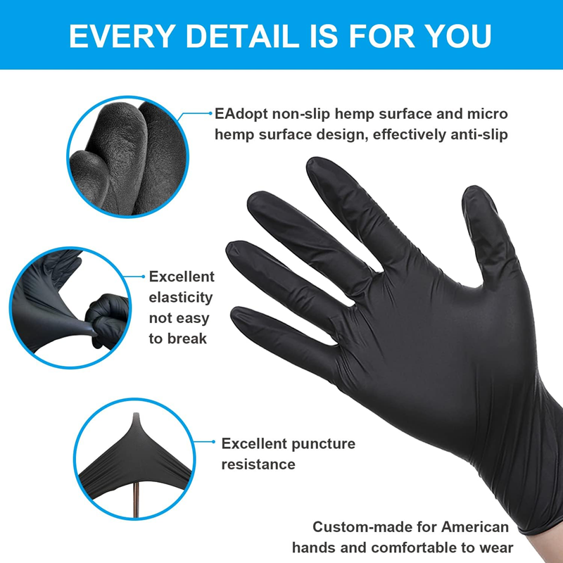 20/50/100PCS Disposable Nitril - огляд і ціна Disposable Gloves Nitrile