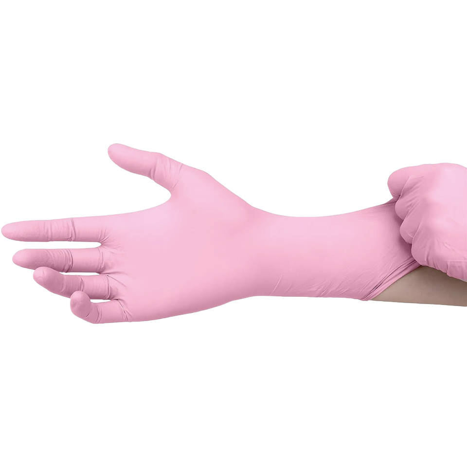 50/100PCS Light Pink Nitrile G - огляд і ціна Disposable Gloves Nitrile