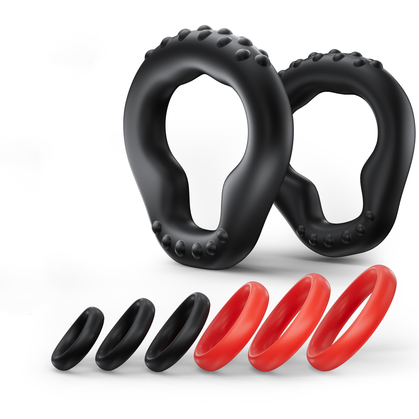 KUSHOR 8 PCS Silicone Penis Ri - огляд і ціна Medical X