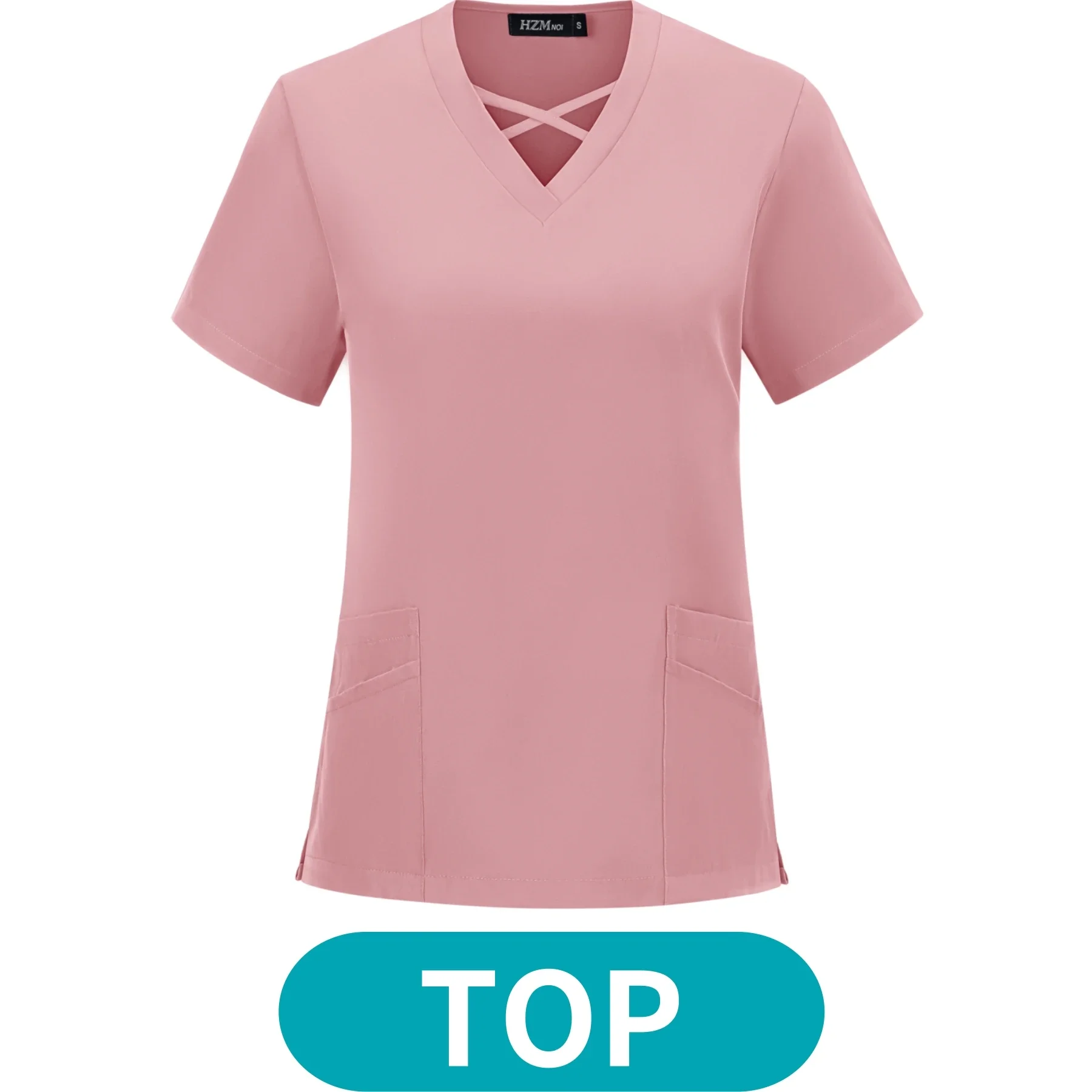 Solid Color Scrub Tops Pet Hos - огляд і ціна Medical X