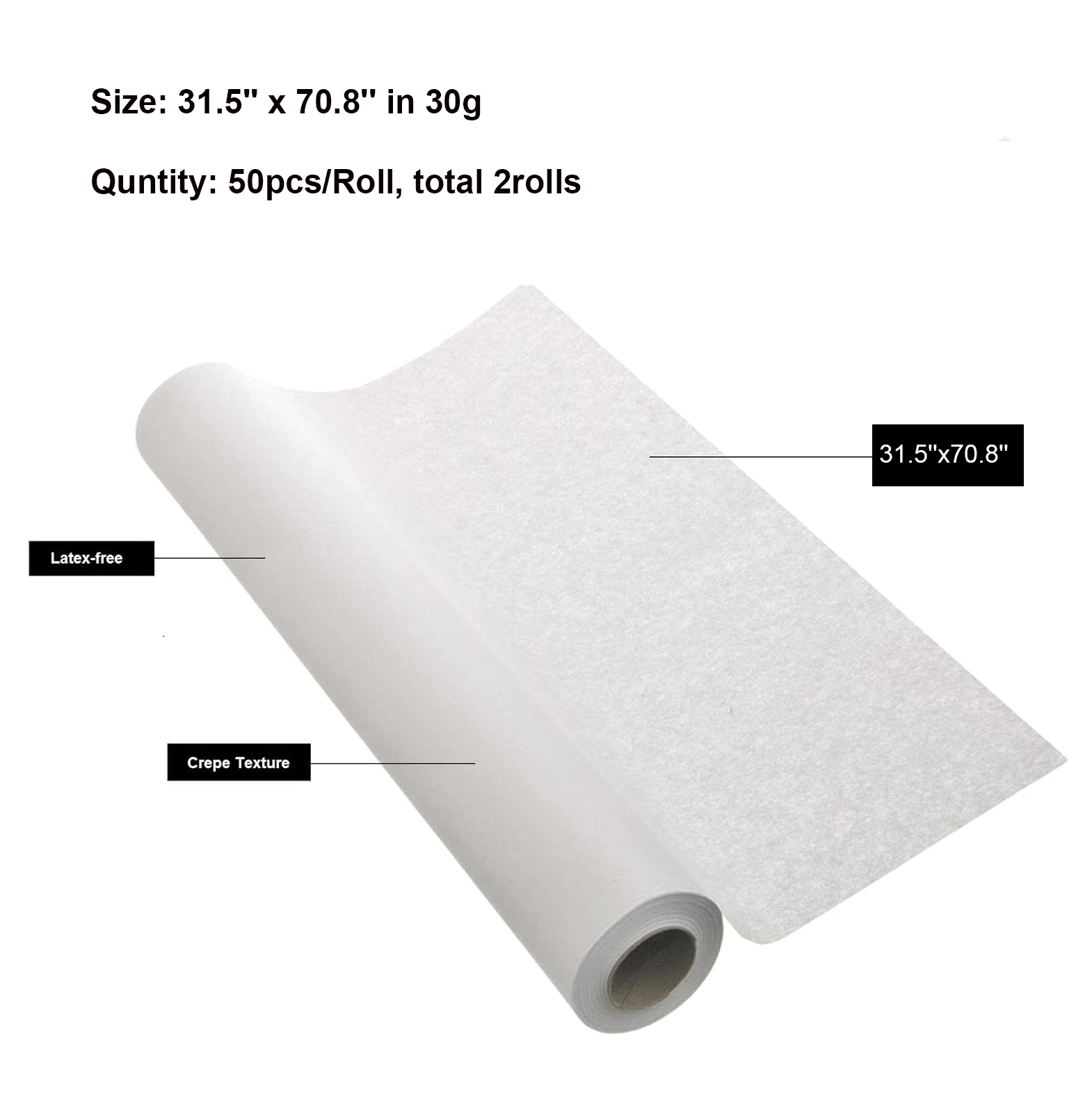 Disposable Exam Table Paper Ro - огляд і ціна Medical X